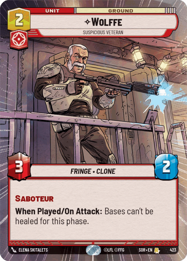 Wolffe 423, Full-Art, Englisch, NM