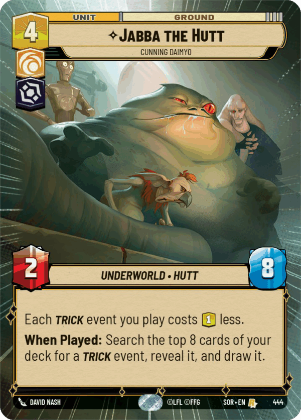 Jabba the Hutt 444, Full-Art, Englisch, NM