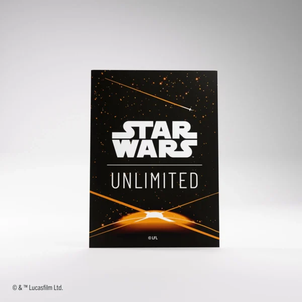 Star Wars: Unlimited Art Sleeves - Card Back Orange