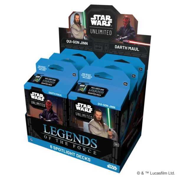 Star Wars: Unlimited – Legends of the Force Spotlight-Deck Darth Maul - Englisch - Vorverkauf